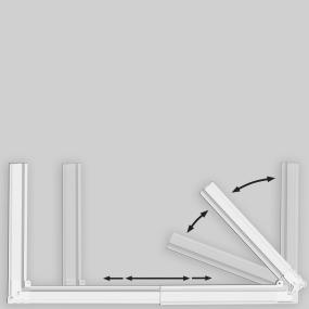 Telescopic Fly Screen for single doors - DIY Kit